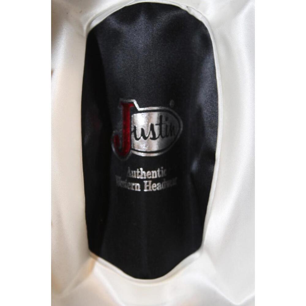 Justin Black Cowboy Hat Sz. 7 1/2 XTWENTYX - Picture 11 of 15